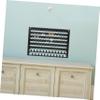 Holibanna Wooden Wall Jewelry Organizer Black for Earrings and Necklaces view 4