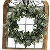Artificial Eucalyptus Green Wreath for Doors and Windows view 3