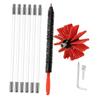 Cabilock 1Set Chimney Brush with Extendable Rods Brush Head for Efficient Cleaning of Flues and Brick Chimneys Compatible with Electric Drills for DIY Maintenance view 1