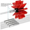 Cabilock 1Set Chimney Brush with Extendable Rods Brush Head for Efficient Cleaning of Flues and Brick Chimneys Compatible with Electric Drills for DIY Maintenance view 4