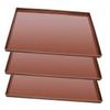 SOLUSTRE 3Pcs Silicone Dehydrator Mats for Fruit Drying Reusable Non Stick Baking Tray Silicone for Dehydrator and Oven Use Easy view 1