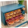 SOLUSTRE 3Pcs Silicone Dehydrator Mats for Fruit Drying Reusable Non Stick Baking Tray Silicone for Dehydrator and Oven Use Easy view 2