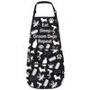 Gzrlyf Dog Groomer Apron Pet Grooming Gift Dog Grooming Apron with Pocket Dogs Hair Salon Stylist Gift (Dogs Repeat apron) view 1