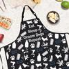 Gzrlyf Dog Groomer Apron Pet Grooming Gift Dog Grooming Apron with Pocket Dogs Hair Salon Stylist Gift (Dogs Repeat apron) view 3
