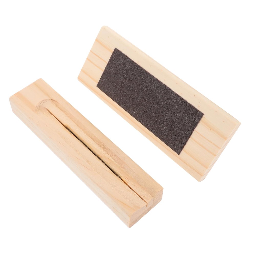 Wooden Chinese Chestnut Opener with Non Slip Handle Khaki