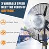 YAVVAY Floor Industrial Misting Fan | 43L Large Water Tank | 90 Oscillation | 3 Speeds(750mm/220v) view 3