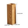 DONFAMDS Wooden Umbrella Storage Stand for Home Office Entryway Khaki view 2