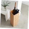 DONFAMDS Wooden Umbrella Storage Stand for Home Office Entryway Khaki view 4