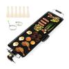 27" Electric Griddle Teppanyaki Grill BBQ, Nonstick Extra Large Griddle Long Countertop Grill with Adjustable Temperature & Drip Tray, Indoor Outdoor Cooking Plates for Pancake Barbecue view 1