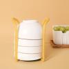 2 Pcs Telescopic Kitchen Plate Holder, 4.7-6.7 Adjustable Bowl Rack, Space-Saving Dish Organizer For Countertop, Stable And Easy-To-Assemble view 4