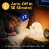 nextanG RGB Ghost Night Light Color-Changing Tap Control Fun Toy for Kids, Soft Squishy Silicone Lamp with Sounds, Dimmable Rechargeable Bedside & Table Lamp, Funny Gift for Boys & Girls(Ghost-RGB) view 4