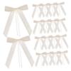 Sosoport 60pcs Wedding Car Ribbon Bows Decor Waterproof DIY Craft Bows for Car Mirror Door Handles Elegant Wedding Decorations view 1