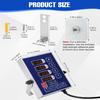 Commercial Kitchen Timers for Cooking, 12-Channel Timer for Commercial Kitchens, Heavy-Duty Loud Alarm Timer for Restaurants, Stainless Steel, LED Technology view 2