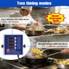 Commercial Kitchen Timers for Cooking, 12-Channel Timer for Commercial Kitchens, Heavy-Duty Loud Alarm Timer for Restaurants, Stainless Steel, LED Technology view 4