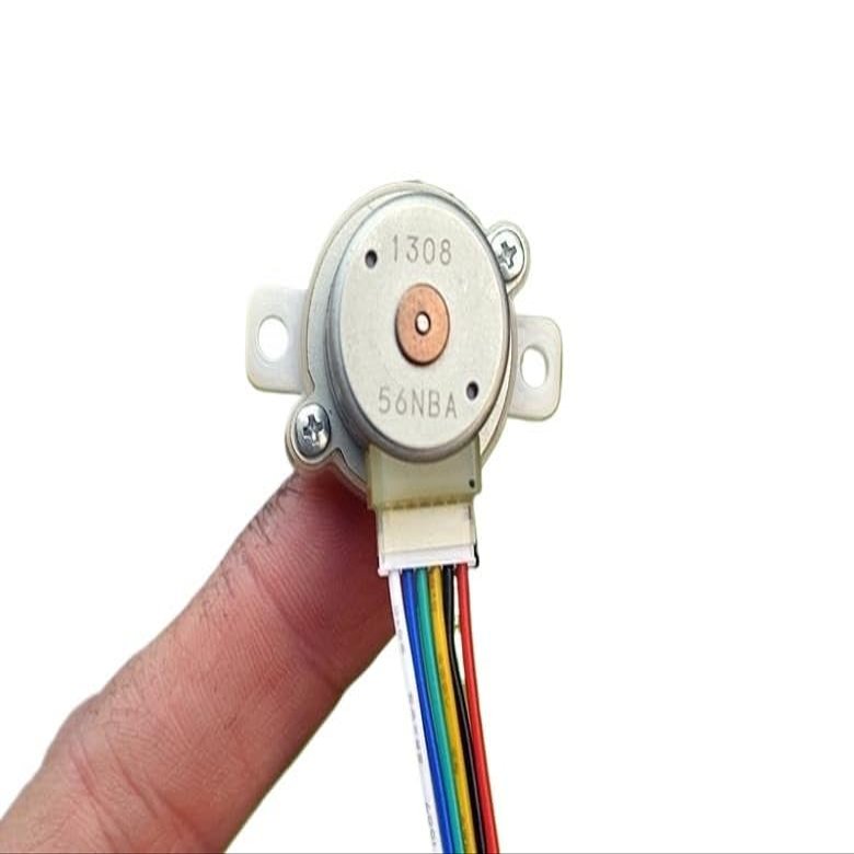 1PCS Two-Phase six-Wire 20MM Stepping Reducer Motor All-Metal Gear Light Gray 1308 Motor (with Wire)