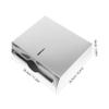 Hemobllo Commercial Paper Towel Dispenser Wall Mount Stainless Steel Bathroom Hand Towel Holder for Public Restrooms Hospitals Easy Installation Elegant Design view 2