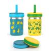 Sursip Toddler Cups with Straws and Lids, Stainless Steel Kids Sippy Cups view 1