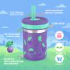 Sursip Toddler Cups with Straws and Lids, Stainless Steel Kids Sippy Cups view 2