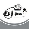 White Small Portable High Temperature and High Pressure Steam Cleaner 2500W 1000ml 110V for Kitchen Car Bathroom view 2