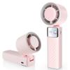 ZONEBEST Practical Small Desktop Fans Comfortable Fans LED Display Office Fan Rechargeable Air Cooling Fan Suitable for Home view 2