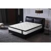 12 Inch Queen Size Oeko-tex100 Cool Kniited Cover Memrory Foam 7 Zoned Pocket Spring Hybrid Mattress (White+Black) view 1