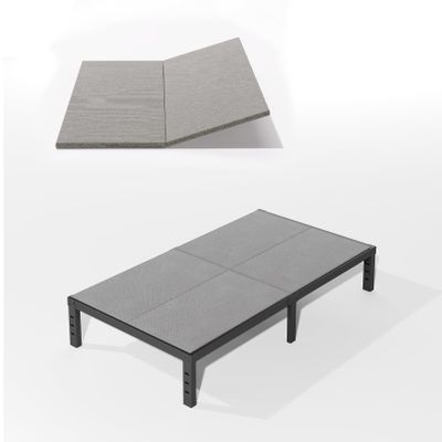 Bednowitz Bunkie Board Twin, Under Mattress Support Board, Foldable Low Twin Box Spring, Breathable Bunky Boards, Light & Thin & Noise Minimizing, Whole Bed Boards Design