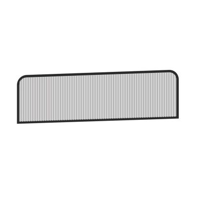 8 Panels Dividers for Dining Areas,Glass Translucent Countertop Screen,Privacy Desk Partition,Partition Divider for Entrance Restaurant Desk(Black,4 Panels)