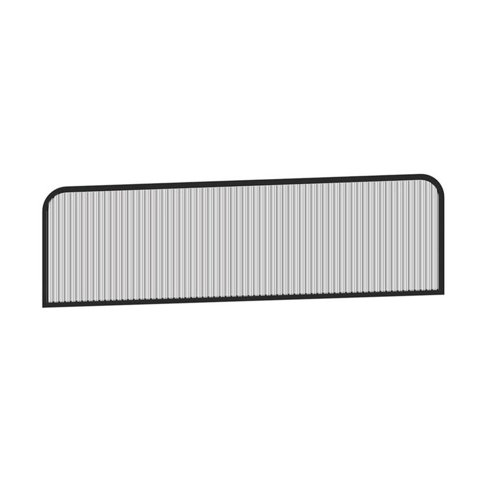 8 Panels Dividers for Dining Areas,Glass Translucent Countertop Screen,Privacy Desk Partition,Partition Divider for Entrance Restaurant Desk(Black,4 Panels)