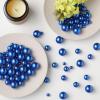 UDU 200 Pcs Vase Filler Pearl Beads No Hole Faux Polish Pearls for Centerpieces Vases Beads for vases Home Birthday Wedding Party Table Decor (Blue) view 1