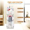 3-Tier Laundry Hamper Sorter, Removable 360 Rolling Laundry Baskets with Wheels, Clothes Storage Basket for Clothes, Toiletries, Bathrooms, Laundry Rooms, Bedrooms, White view 2