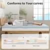 3-Inch Cooling Gel Mattress Topper - 5X Enhanced Airflow Memory Foam, Full Size, CertiPUR-US Certified, Reduces Night Sweats & Relieves Back Pain, Easy to Install for Home Use view 4