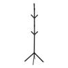 BQVADEOQA 70" Tall Black Metal Free - Standing Hall Tree With 8 Hooks - Contemporary Design view 3