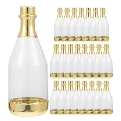 CALLARON 24Pcs Decorative Candy Storage Bottles Creative Bottle Shaped Containers for Party Favors Wedding Birthday Celebrations Durable and Beautiful Design