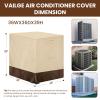 Vailge Air Conditioner Covers for Outside Units, Heavy Duty AC Covers for Outside, Waterproof AC Unit Covers Outdoor, UV&Dust&Rip& Fading Resistant view 2