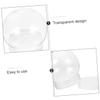 DOITOOL DIY Snow Globe Kit Clear Plastic Water Globes 2.87X10.55X2.63 Inch Empty Snow Globes with Screw Caps for Christmas Crafts and Home Decoration view 3