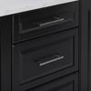 Zjjseloru Functional 50.7" Black Kitchen Island with MDF Design, Rolling Features, Tilt Trash Can & Ample Storage - A Must-Have for Modern Kitchens! view 2