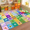 Kids Number Alphabet Game Rug - ABC Educational Area Rug - Fruit Animal Pattern for Kids Room Playroom Bedroom Kindergarten Nursery Soft Non-slip Machine Washable (Number, 12' x 9' (Rectangular)) view 3
