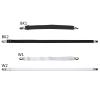 4pcs Adjustable Bed Sheet Fasteners Straps Elastic Mattress Cover Corner Holder Clip Grippers Suspender Cord Hook Loop Bed Elastic Sheet Holder view 4