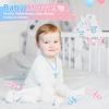 48 Pcs Pacifiers for Baby Shower Game, 2.5 Inch Large Size Plastic Pacifiers Baby Shower Games Pacifier Hunt Decoration DIY, Gender Reveal Table Scatter, Party Favors(Pink&Blue) view 4