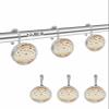 Vintage Shower Curtain Hooks, Sunflower Maple Leaf Pumpkin Sunflower 12PCS Shower Curtain Hooks Rings for Bathroom Stainless Steel Rust Shower Curtain Hangers view 2
