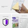 Cetro Structured Vacuum Bag 11 x 16 inches 100 Transparent Pre-cut bags view 3