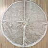60-Inch Huntsman High-Pile Faux Fur Christmas Tree Skirt, Arctic Gray view 3