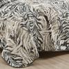 JCrown Oversized Reversible Bedspread Set Lightweight Zebra Animal Print Quilt with Shams - Safari Jungle-Inspired Bedding (Alley, King) view 3