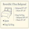 JCrown Oversized Reversible Bedspread Set Lightweight Zebra Animal Print Quilt with Shams - Safari Jungle-Inspired Bedding (Alley, King) view 4