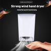 zhaochen Automatic Hand Dryer,Mini Electric Hand Dryers,Commercial Hand Dryer, Compact Hand Dryer,High Speed Wind Quick Dryers Machine for Toilet Smart Induction Sensor Hand Dryers (White) view 3