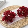 100 Pcs Faux Flowers Peony Flower Heads Bulk,3.9 inch Artificial Flowers for Crafts,Stemless Fake Flowers Heads Bulk for Wedding Home Vases Garland Decor, Red view 1