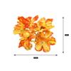 100 Pcs Faux Flowers Peony Flower Heads Bulk,3.9 inch Artificial Flowers for Crafts,Stemless Fake Flowers Heads Bulk for Wedding Home Vases Garland Decor, Red view 2