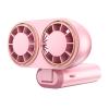 predolo Desktop Fan with Heads Designed for Camping, Office, and Home Use, Pink view 1