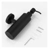 NTIYOU Countertop Soap Dispensers Bathroom Toilet Kitchen Soap Foam Box Soap Dispenser Liquid Hand Soap Dispenser Stainless Steel Wall Mounted Black Home & Kitchen view 3
