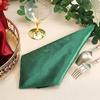 5 pcs 20x20-Inch Hunter Green Premium Velvet Napkins - Wedding Party Home Dinner Catering Linens Decorations Supplies view 2